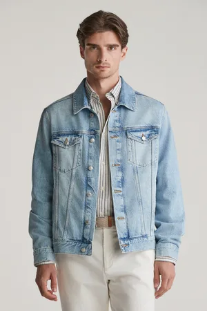 GANT BUNDA DENIM JACKET LIGHT BLUE VINTAGE