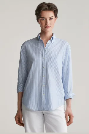 GANT KOŠILE REL LUXURY OXFORD STRIPED BD SHIRT PERFECT BLUE
