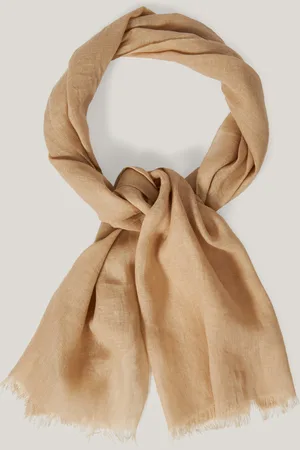 GANT ŠÁTEK LINEN LIGHTWEIGHT SCARF DRY SAND