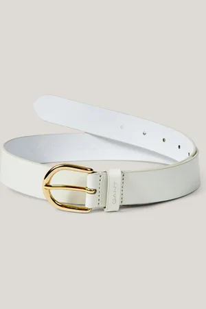 GANT OPASEK LEATHER BELT CREAM