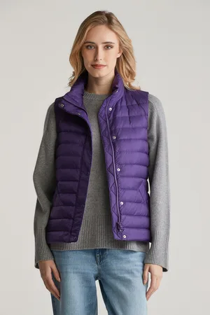 GANT VESTA LIGHT DOWN VEST CACAO