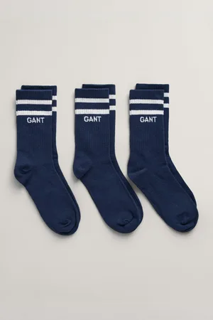 GANT PONOŽKY SPORT SOCKS 3-PACK EVENING BLUE