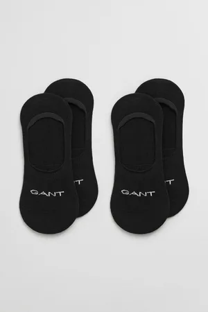GANT PONOŽKY INVISIBLE SOCKS 2-PACK BLACK