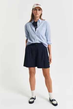 GANT ŠORTKY FLUID SHORTS EVENING BLUE