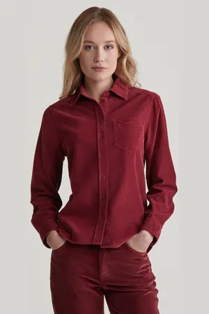 GANT KOŠILE REG CORD SHIRT PLUMPED RED