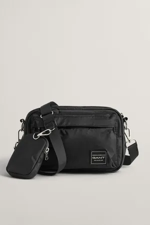 GANT CROSSBODY NYLON CROSSBODY BAG BLACK