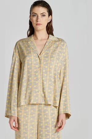 GANT KOŠILE REL CAMP COLLAR G PATTERN SHIRT DUSTY YELLOW