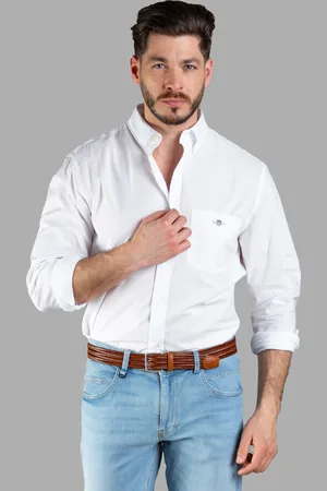 GANT KOŠILE REG CLASSIC POPLIN SHIRT WHITE