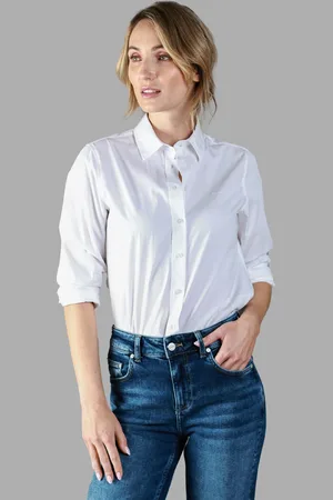 GANT KOŠILE REG POPLIN SHIRT WHITE
