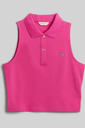 GANT POLOKOŠILE PIQUE TANK TOP BOLD VIOLET