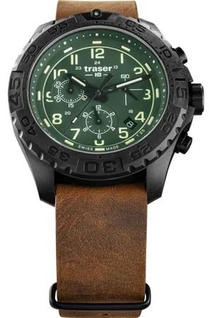 Traser P96 Outdoor Pioneer Evolution Chrono Green kůže