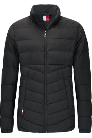 Tommy Hilfiger Velké Velikosti Prošívaná bunda s nášivkami s logem