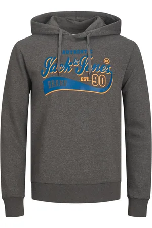 JACK & JONES Velké Velikosti Mikina s kapucí, s velkým potiskem značky na hrudi