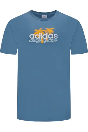 adidas Velké Velikosti Měkké tričko s motivem palem