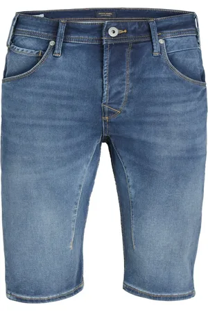 JACK & JONES Velké Velikosti Džínové šortky v sepraném vzhledu s podílem streče