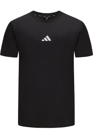 adidas Velké Velikosti Basic žerzejové tričko se 3 pruhy