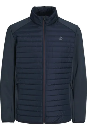 JACK & JONES Velké Velikosti Hybridní prošívaná bunda se softshellovými vsadkami