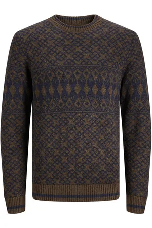 JACK & JONES Velké Velikosti Svetr s norským vzorem