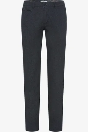 Brax Velké Velikosti Chino kalhoty Fabio ve vlněném vzhledu s jemným vzorem, modern fit