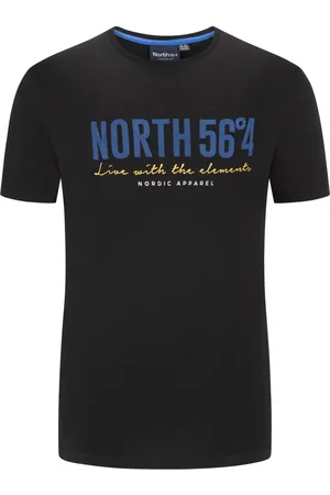 North 56-4 Velké Velikosti Tričko s potiskem vpředu