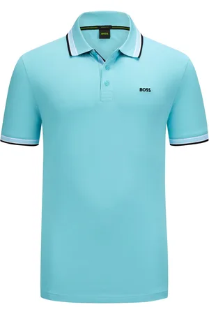 HUGO BOSS Velké Velikosti Piké polo tričko s kontrastními proužky na límci
