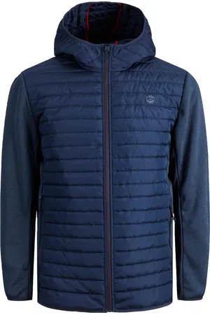 JACK & JONES Velké Velikosti Lehká prošívaná bunda s kapucí