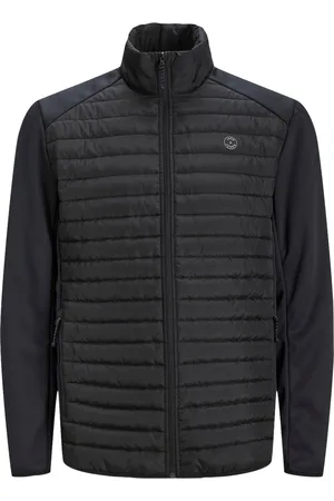 JACK & JONES Velké Velikosti Hybridní prošívaná bunda se softshellovými vsadkami