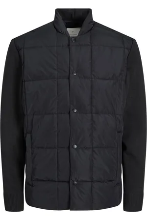 JACK & JONES Velké Velikosti Prošívaná bunda s pletenými rukávy