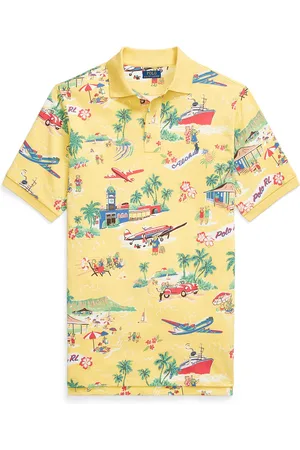 Ralph Lauren Velké Velikosti Polo tričko s pestrým potiskem Polo-Bear