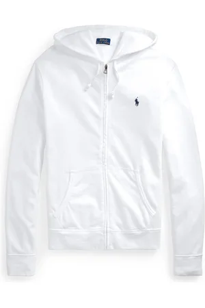 Ralph Lauren Velké Velikosti Lehká mikina s kapucí na zip a výšivkou hráče póla