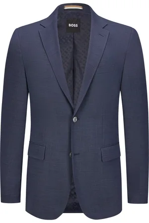 HUGO BOSS Velké Velikosti Sako Jasper s knoflíky v perleťové barvě, regular fit