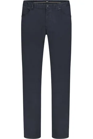 HUGO BOSS Velké Velikosti Kalhoty s pěti kapsami z měkké bavlny