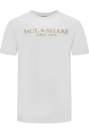Paul & Shark Velké Velikosti Tričko z mercerované bavlny a s výšivkou loga