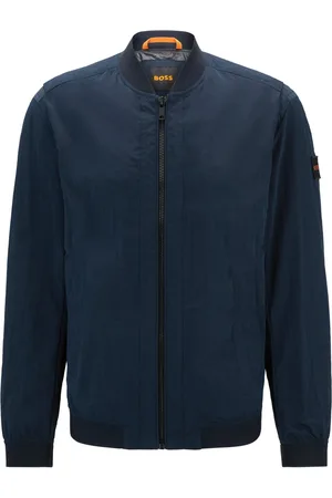 HUGO BOSS Velké Velikosti College bluzon s efektem pomačkání