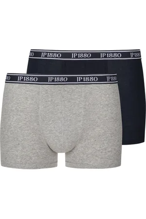 JP 1880 Velké Velikosti Dvojité balení boxerek Trunks s podílem strečových vláken