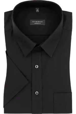 ETERNA Velké Velikosti Košile s krátkým rukávem z bavlny, nežehlivá úprava, comfort fit
