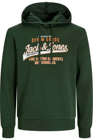 JACK & JONES Velké Velikosti Mikina s kapucí a velkým potiskem značky