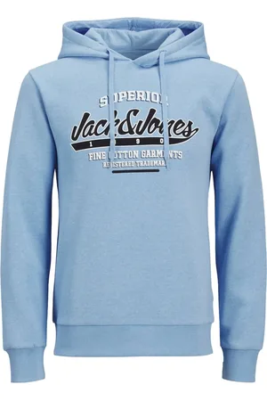 JACK & JONES Velké Velikosti Mikina s kapucí a velkým potiskem značky