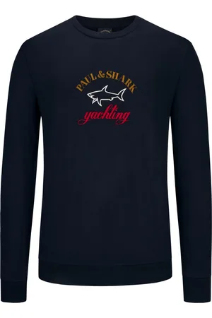 Paul & Shark Velké Velikosti Mikina z bavlny a s výšivkou loga