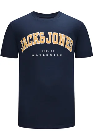 JACK & JONES Velké Velikosti Tričko s pogumovaným nápisem loga