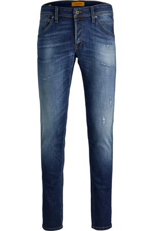 JACK & JONES Velké Velikosti Džíny s 5 kapsami v obnošeném vzhledu