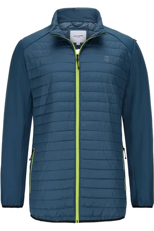 JACK & JONES Velké Velikosti Lehká prošívaná bunda s potiskem značky