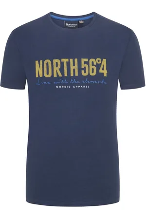 North 56-4 Velké Velikosti Tričko s potiskem vpředu