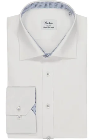 Stenströms Velké Velikosti Košile z dvojmo skané (2 fold) super bavlny, s podložením, comfort fit