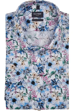 Olymp Velké Velikosti Košile Luxor, modern fit, s florálním vzorem