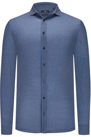 Ragman Velké Velikosti Košile z jemného úpletu s grafickým vzorem, modern fit