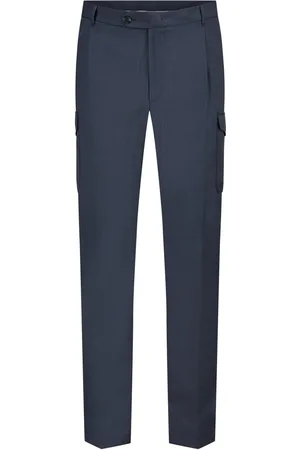 Windsor Velké Velikosti Cargo kalhoty z lehké vlny Reda Active, shaped fit
