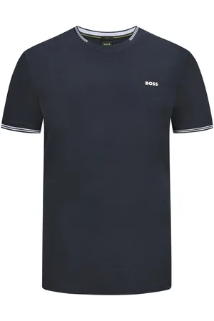 HUGO BOSS Velké Velikosti Elastické tričko s pruhovanými akcenty
