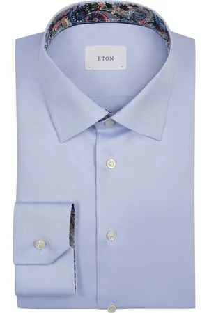 Eton Velké Velikosti Jednobarevná košile Signature s podložením, classic fit