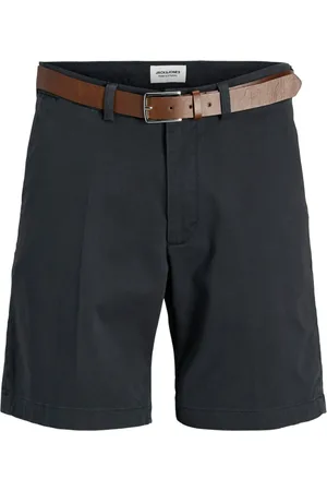JACK & JONES Velké Velikosti Chino šortky s koženým páskem